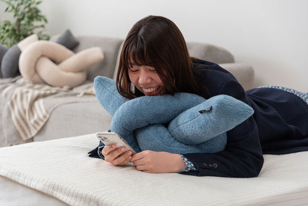 ロープクッション クッション 韓国 おしゃれ かわいい フロアクッション 結び目 ロープ インテリア 雑貨 北欧 柔らかい ダークグレー ベージュ ブルー