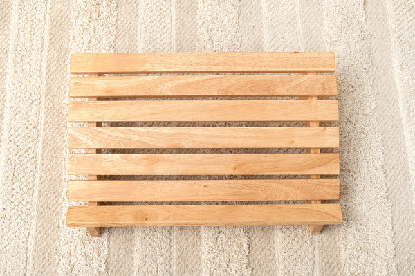 フットレスト デスクワーク 足置き台 デスク オフィス リモートワーク 在宅 天然木 足枕 足まくら リラックス Mサイズ