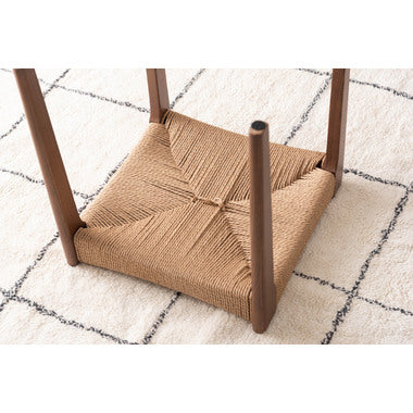 スツール 椅子 イス 木製 天然木 シンプル上質 チェア スツール ベンチ おしゃれ 北欧 ペーパーコード ブラウン