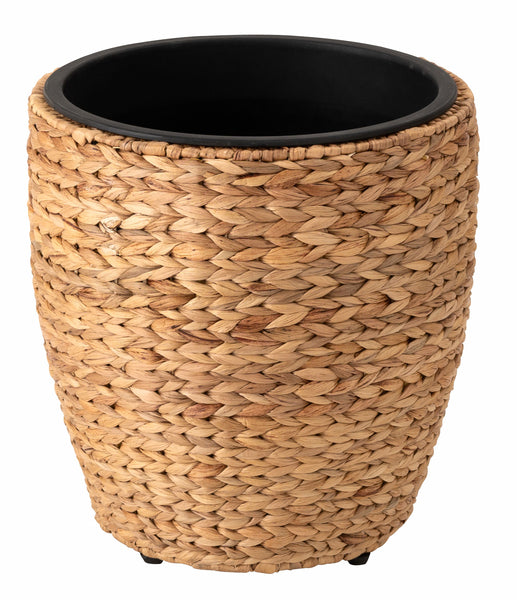 プランター 鉢入れ アジアン 観葉植物 植物 ウォーターヒヤシンス 雑貨 インテリア 室内 ブラウン 茶色 編み かご 円型 9号用 GRNB-51L