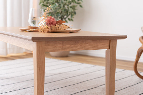 リビングテーブル テーブル ローテーブル センターテーブル 北欧 幅110cm 天然木 突板 ナチュラル シンプル 長方形 一人暮らし 板目 柾目 オーク MTK-441
