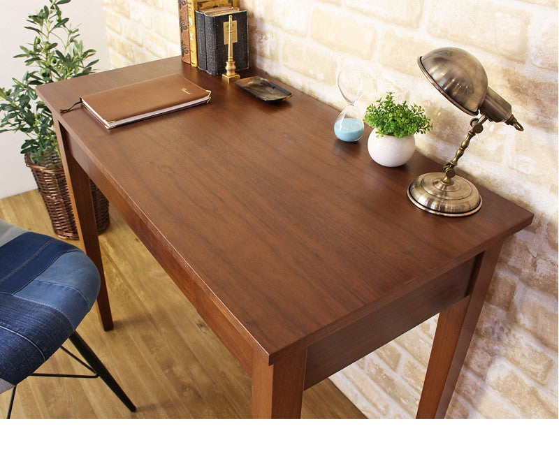 デスク コンソール PCデスク 作業デスク 引き出し 木製コンソールデスク コンパクト アメリ ホワイト ブラウン IWD-570