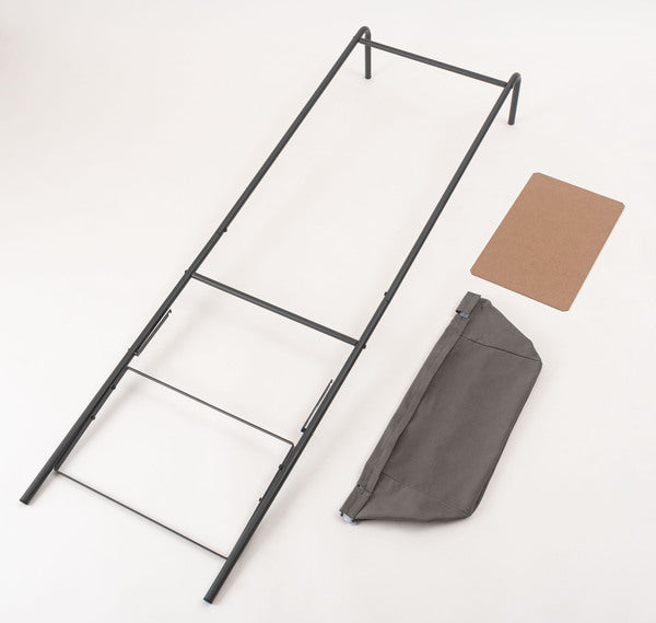 ポールハンガー 立てかけハンガー バスケット付き バスケット 立てかけ 壁面収納 洋服掛け 部屋干し かばん ぼうし 帽子 コート掛け キッズ 省スペース スチール