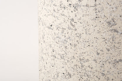 トラッシュカン ダストボックス ごみ箱 ゴミ箱 5L 5リットル 二重構造 ゴミ袋が見えない 生活感を抑える 分別 凹凸あり 石目調 テラゾー 人工大理石柄 テラゾー