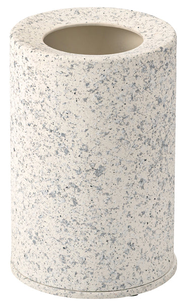 トラッシュカン ダストボックス ごみ箱 ゴミ箱 5L 5リットル 二重構造 ゴミ袋が見えない 生活感を抑える 分別 凹凸あり 石目調 テラゾー 人工大理石柄 テラゾー