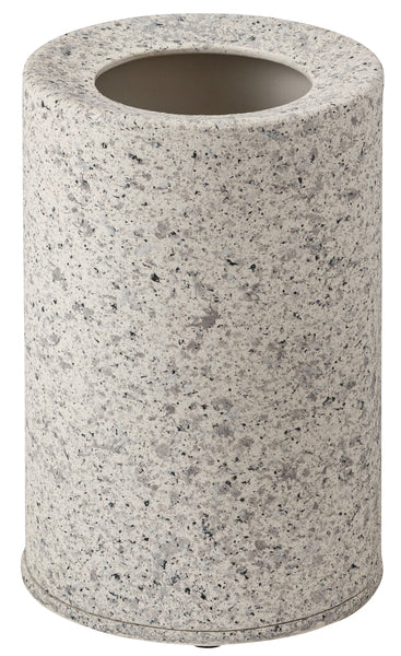 トラッシュカン ダストボックス ごみ箱 ゴミ箱 5L 5リットル 二重構造 ゴミ袋が見えない 生活感を抑える 分別 凹凸あり 石目調 テラゾー 人工大理石柄 テラゾー