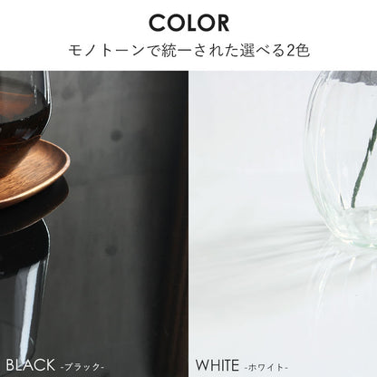 リビングテーブル 丸テーブル ポウタ　ブラック／IWT-632BK【ホワイト色完売】